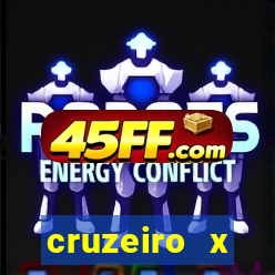 cruzeiro x corinthians palpite